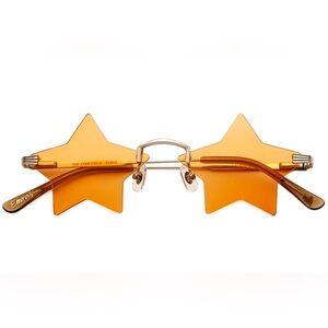 NWOT Crap Eyewear x Emma Chamberlain Star Child Orange Tint Sunglasses